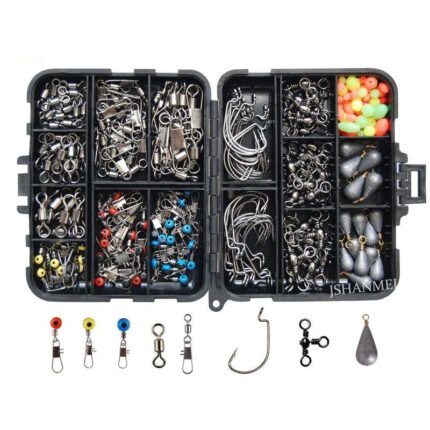 Swivels Snaps with Fishing Tackle Box